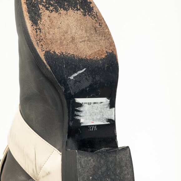 Pierre Hardy PF/14 Green Colourblock Leather Buckled-Strap Booties - Picture 5 of 10
